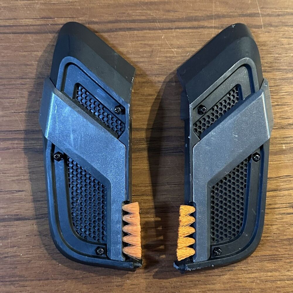Pair Bissell Proheat 2X Revolution 1986R Side Brushes/Plates and Screws
